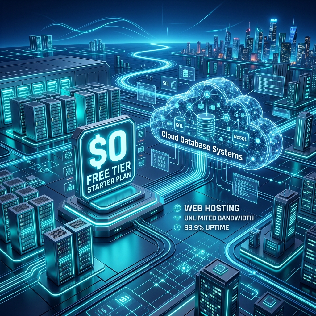 Free Web Hosting Illustration